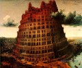 La petite tour de Babel flamand Renaissance paysan Pieter Bruegel l’Ancien